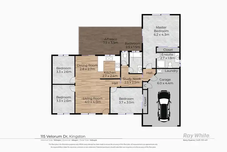 Floorplan of Homely house listing, 115 Velorum Drive, Kingston QLD 4114