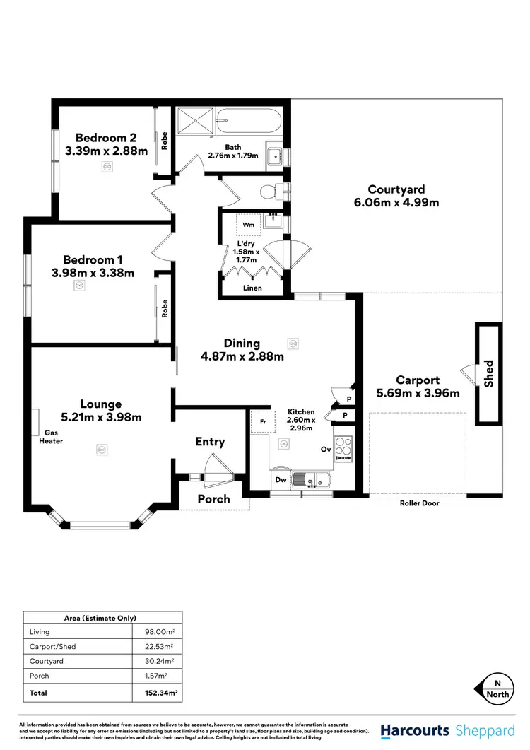 Floorplan of Homely unit listing, 1/1 Joyce Avenue, Underdale SA 5032