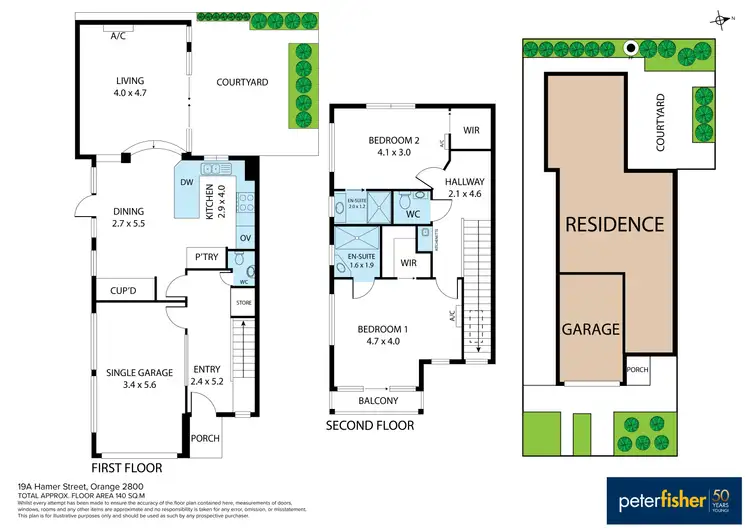 Floorplan of Homely house listing, 19A & 19B Hamer Street, Orange NSW 2800