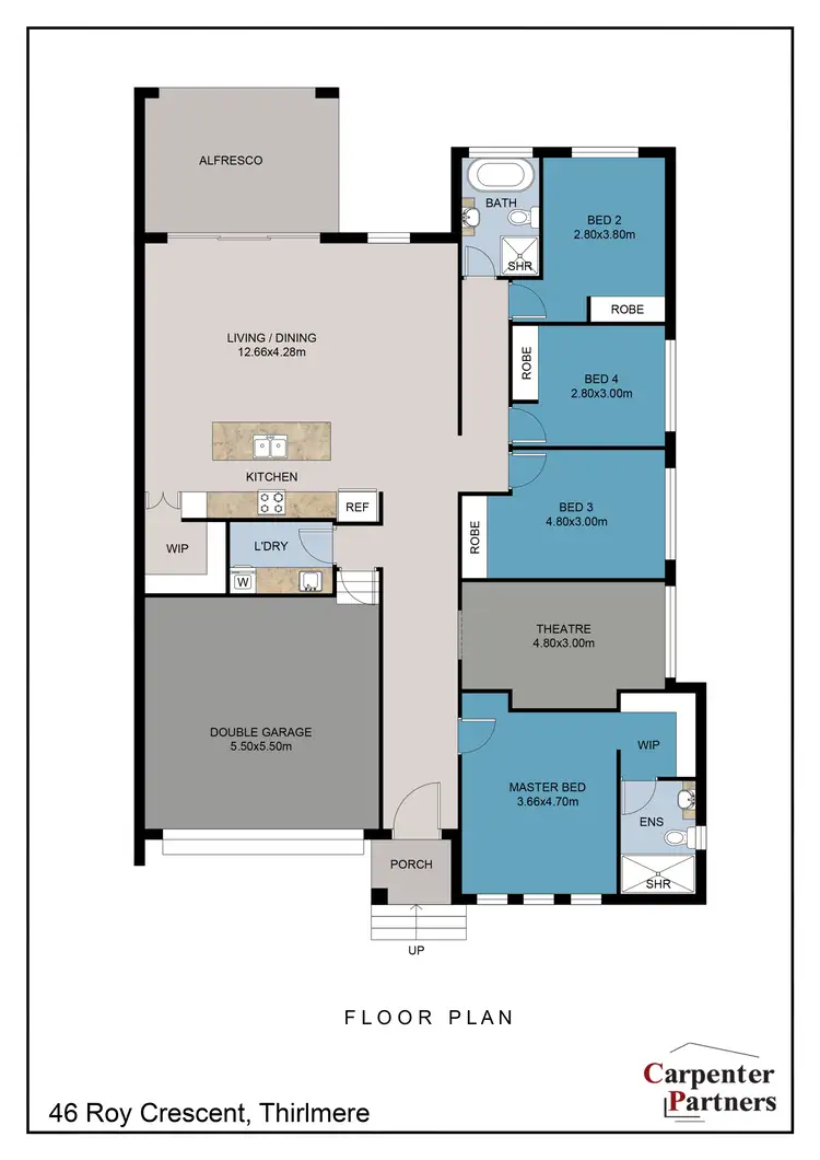 Floorplan of Homely house listing, 46 Roy Crescent, Thirlmere NSW 2572
