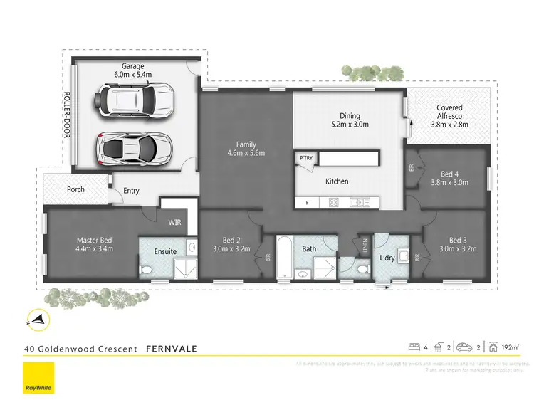Floorplan of Homely house listing, 40 Goldenwood Crescent, Fernvale QLD 4306