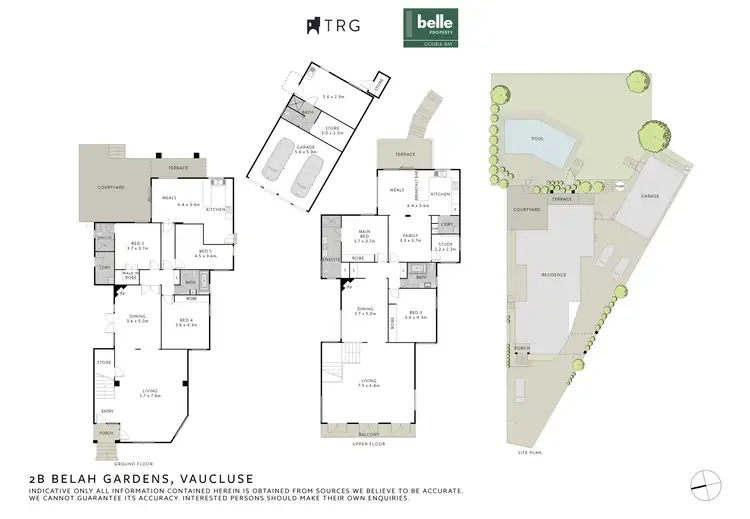 Floorplan of Homely house listing, 2B Belah Gardens, Vaucluse NSW 2030