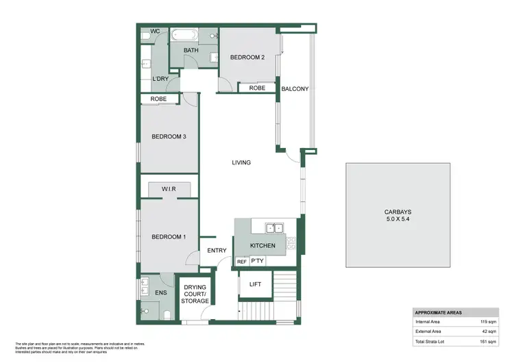 Floorplan of Homely apartment listing, 7/30 Stadium Drive, Floreat WA 6014