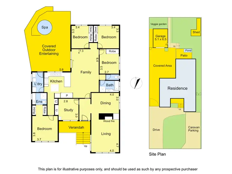 Floorplan of Homely house listing, 24 Hannover Road, Badger Creek VIC 3777