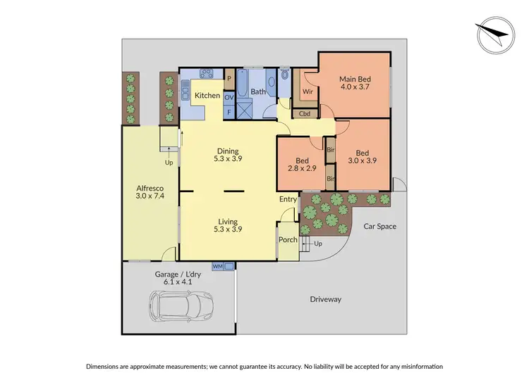 Floorplan of Homely unit listing, 2/24 Adele Avenue, Ferntree Gully VIC 3156
