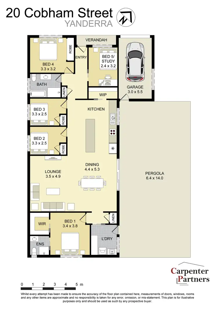 Floorplan of Homely house listing, 20 Cobham Street, Yanderra NSW 2574