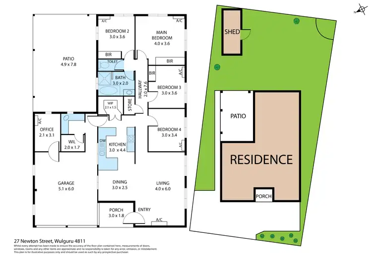 Floorplan of Homely house listing, 27 Newton Street, Wulguru QLD 4811