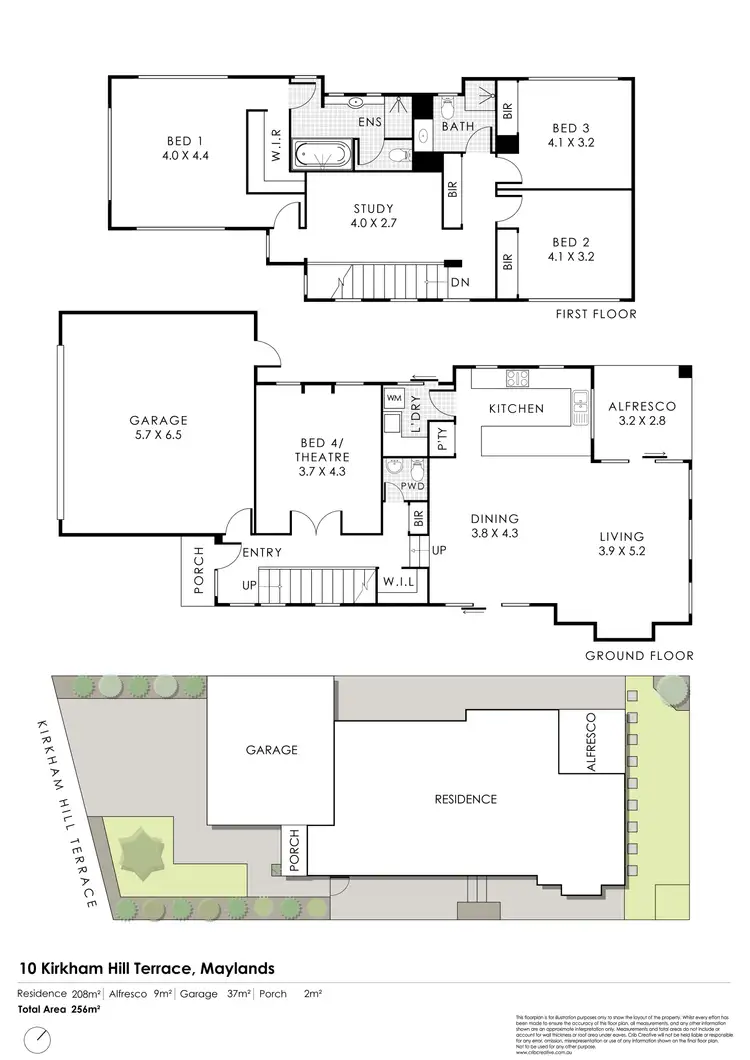 Floorplan of Homely house listing, 10 Kirkham Hill Terrace, Maylands WA 6051