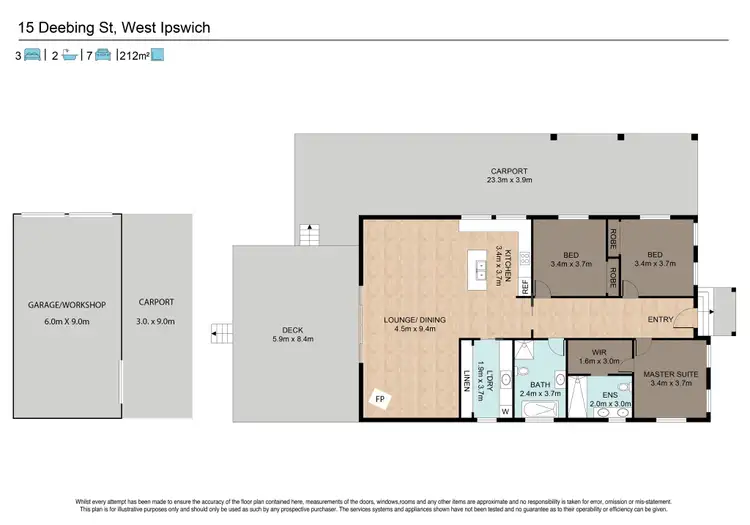 Floorplan of Homely house listing, 15 Deebing Street, West Ipswich QLD 4305