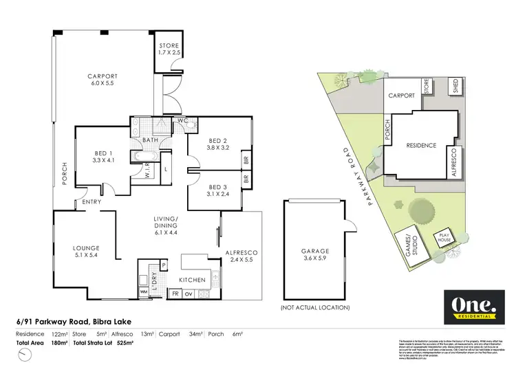 Floorplan of Homely house listing, 6/91 Parkway Road, Bibra Lake WA 6163