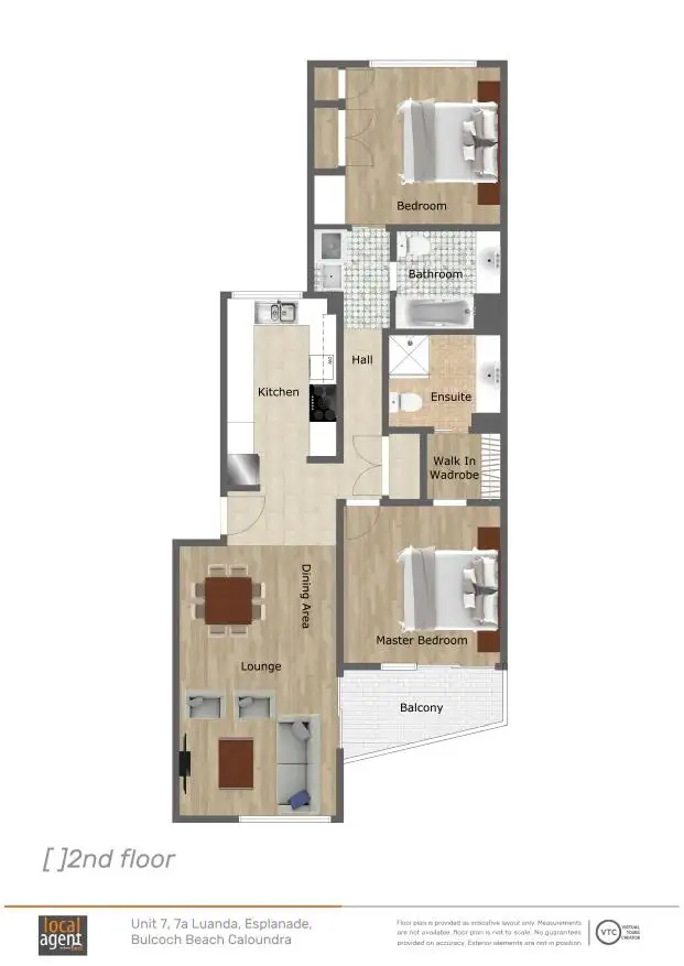 Floorplan of Homely unit listing, 7/7A Bulcock Beach Esp, Caloundra QLD 4551