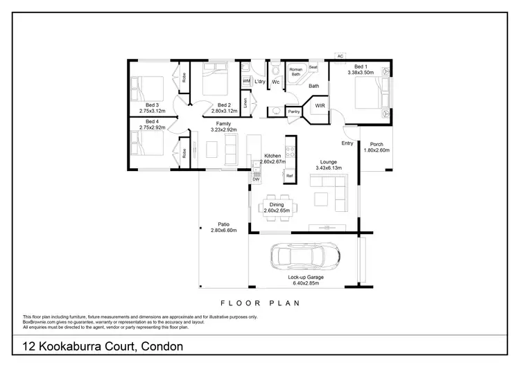 Floorplan of Homely house listing, 12 Kookaburra Court, Condon QLD 4815