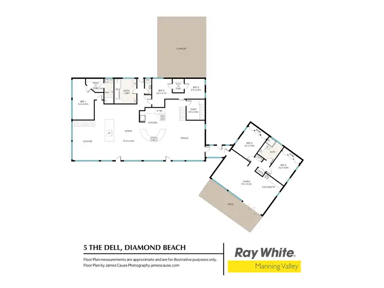 Floorplan of Homely house listing, 5 The Dell, Diamond Beach NSW 2430
