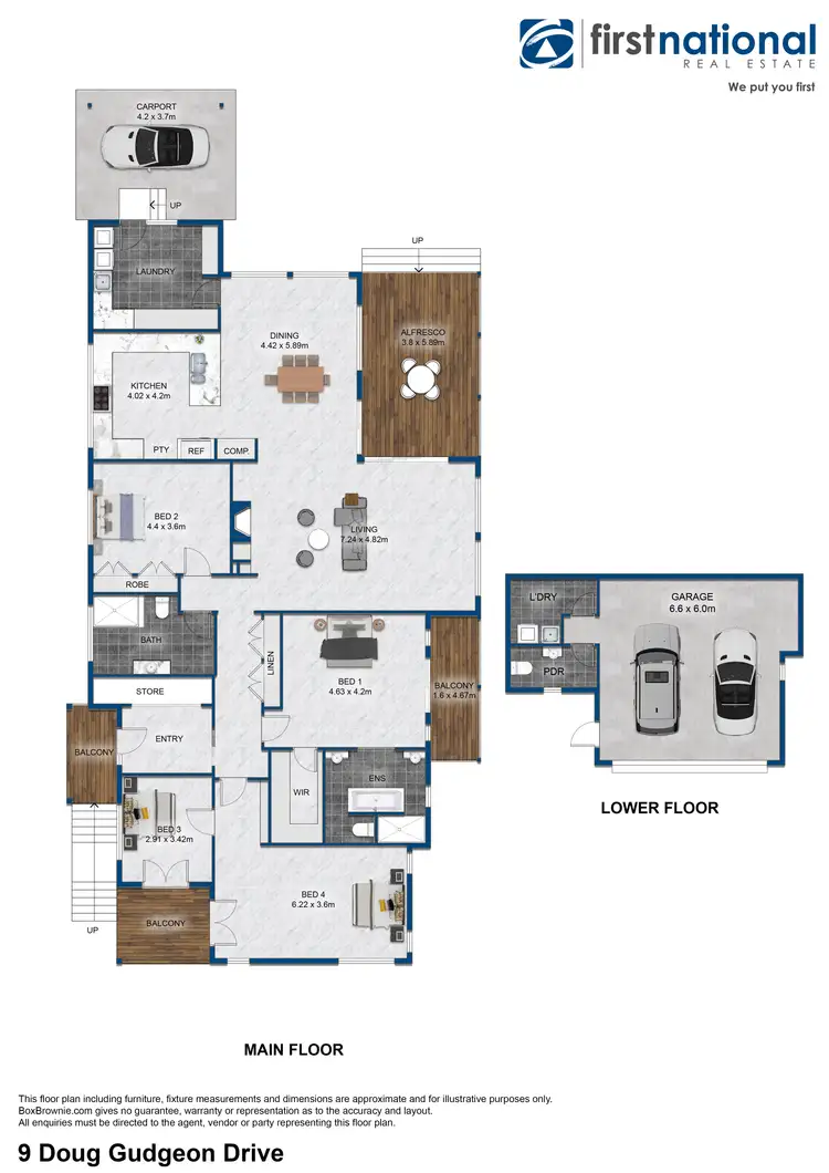 Floorplan of Homely house listing, 9 Doug Gudgeon Drive, Mudgee NSW 2850
