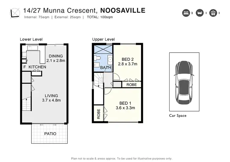 Floorplan of Homely unit listing, 14/27 Munna Crescent, Noosaville QLD 4566