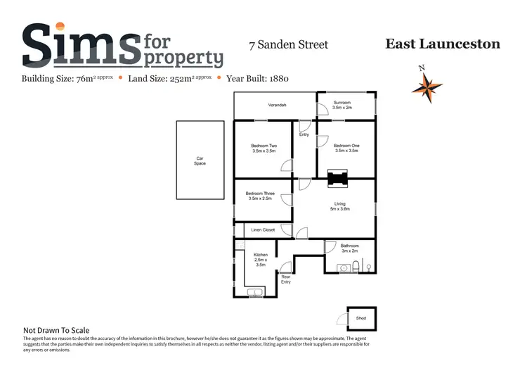 Floorplan of Homely house listing, 7 Sanden Street, East Launceston TAS 7250