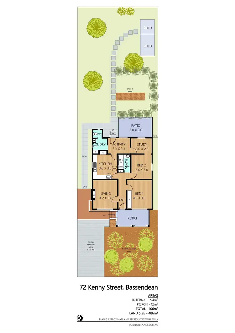 Floorplan of Homely house listing, 72 Kenny Street, Bassendean WA 6054