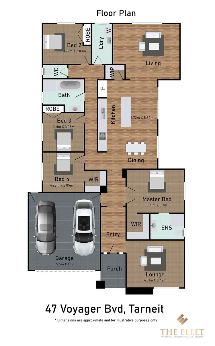 Floorplan of Homely house listing, 47 Voyager Boulevard, Tarneit VIC 3029