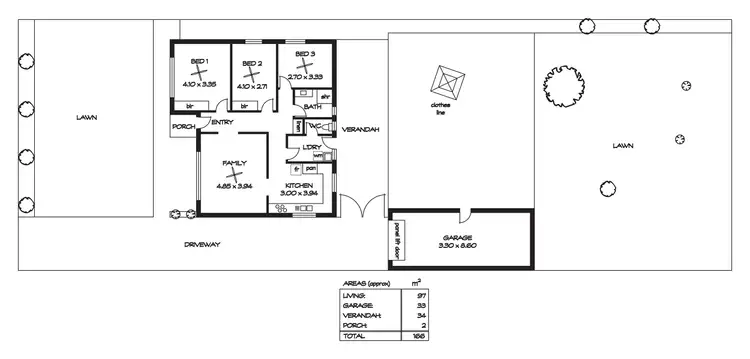 Floorplan of Homely house listing, 2 Fourth Avenue, Klemzig SA 5087