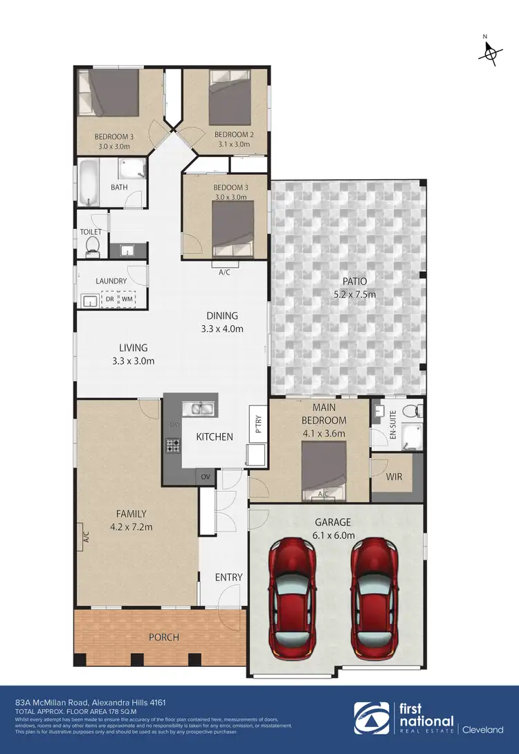 Floorplan of Homely house listing, 83A McMillan Road, Alexandra Hills QLD 4161