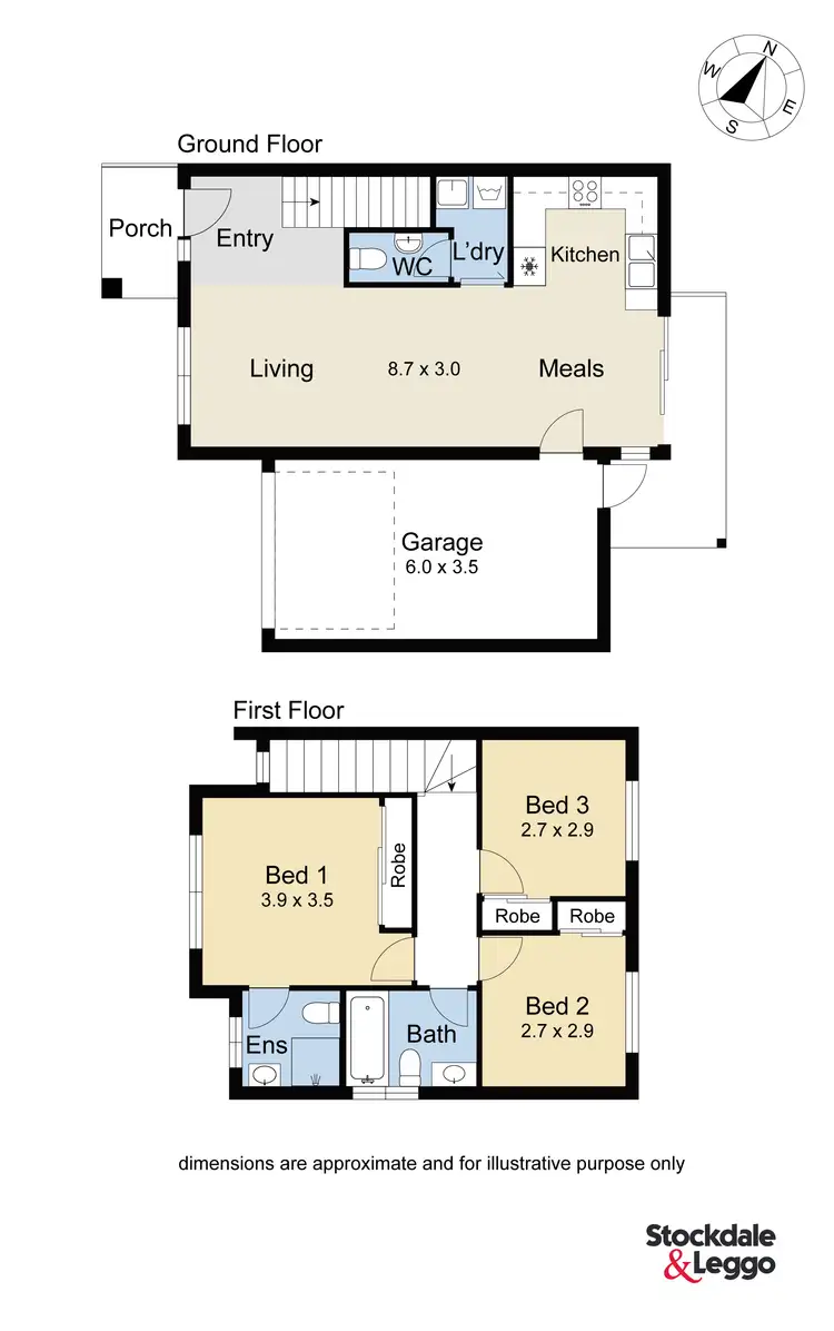Floorplan of Homely house listing, 1/1E Wackett Street, Laverton VIC 3028