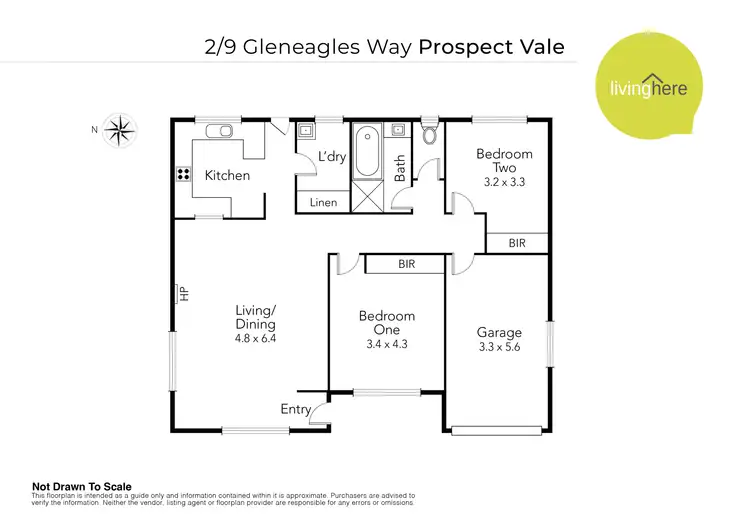 Floorplan of Homely unit listing, 2/9 Gleneagles Way, Prospect Vale TAS 7250