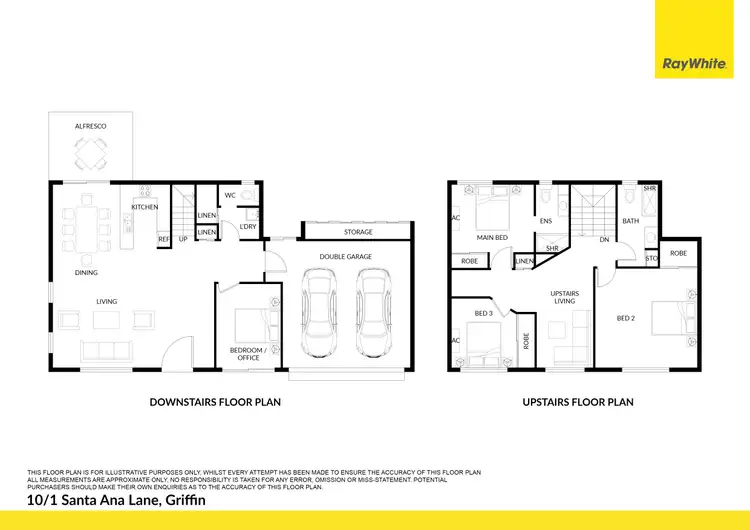 Floorplan of Homely townhouse listing, 10/1 Santa Ana Lane, Griffin QLD 4503