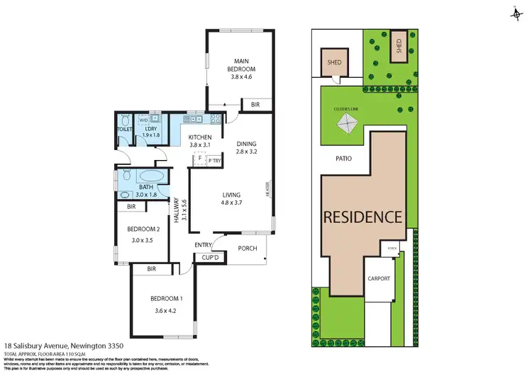 Floorplan of Homely house listing, 18 Salisbury Avenue, Newington VIC 3350