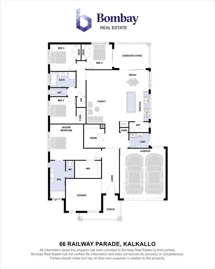 Floorplan of Homely house listing, 66 Railway Parade, Kalkallo VIC 3064