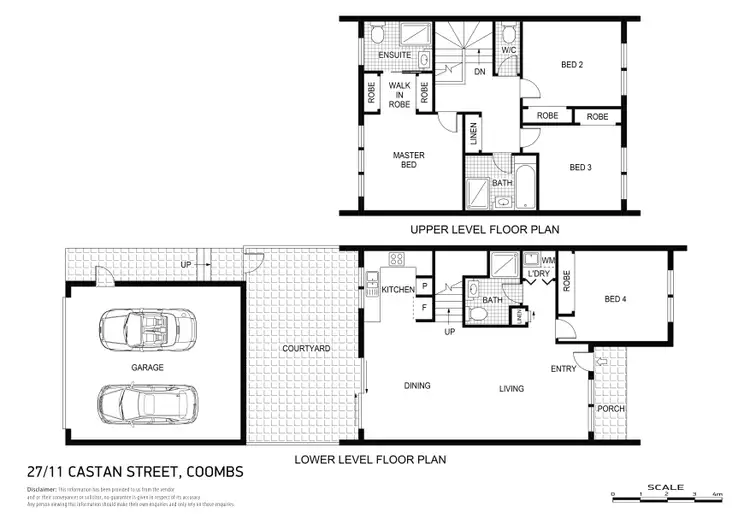 Floorplan of Homely townhouse listing, 27/11 Castan Street, Coombs ACT 2611