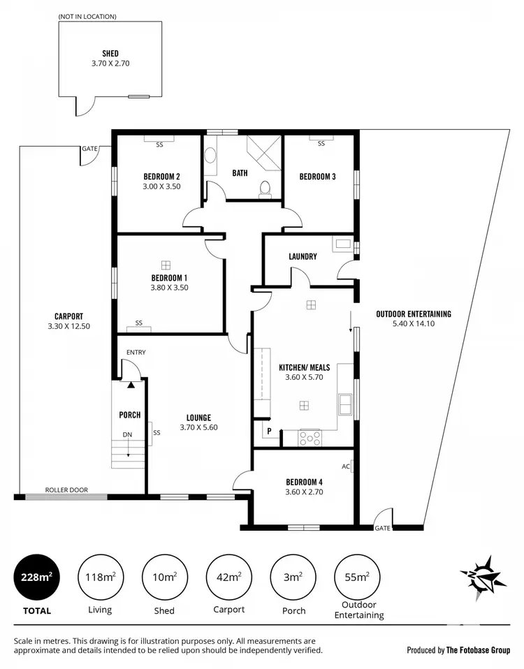 Floorplan of Homely house listing, 28 Bristol Crescent, Highbury SA 5089