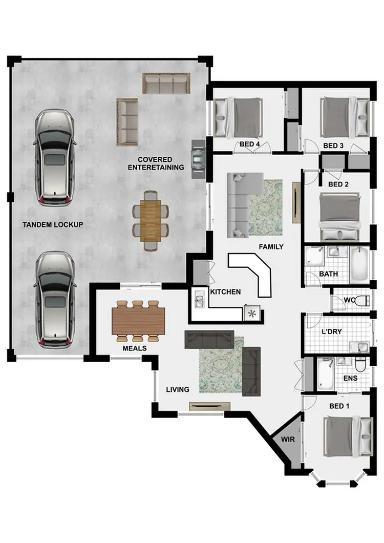 Floorplan of Homely house listing, 3 Lucy Drive, Edens Landing QLD 4207