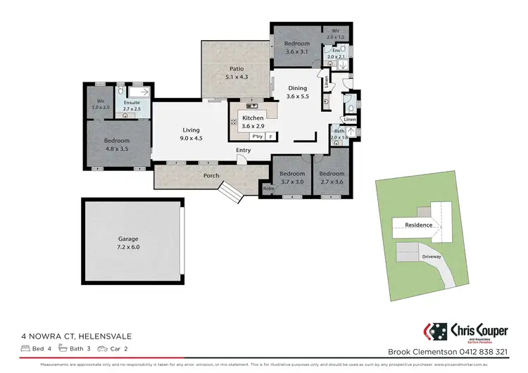 Floorplan of Homely house listing, 4 Nowra Court, Helensvale QLD 4212