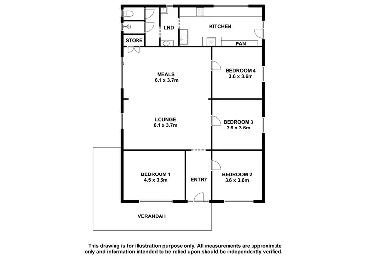 Floorplan of Homely house listing, 32 Railway Terrace North, Wolseley SA 5269