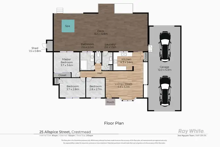 Floorplan of Homely house listing, 25 Allspice Street, Crestmead QLD 4132