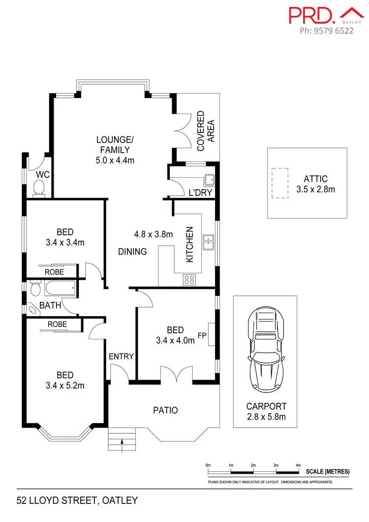 Floorplan of Homely house listing, 52 Lloyd Street, Oatley NSW 2223