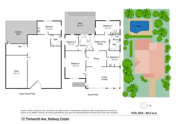 Floorplan of Homely house listing, 72 Thirteenth Avenue, Railway Estate QLD 4810