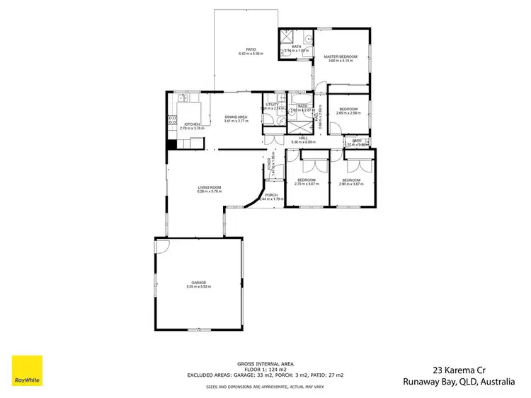 Floorplan of Homely house listing, 23 Karema Crescent, Runaway Bay QLD 4216