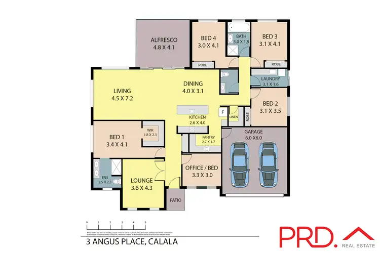 Floorplan of Homely house listing, 3 Angus Place, Tamworth NSW 2340