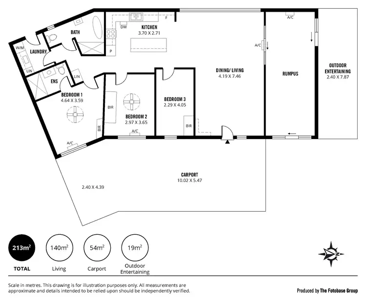 Floorplan of Homely house listing, 25 La Jolla, Fulham SA 5024