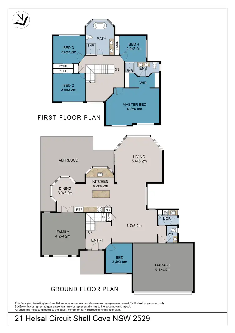 Floorplan of Homely house listing, 21 Helsal Circuit, Shell Cove NSW 2529
