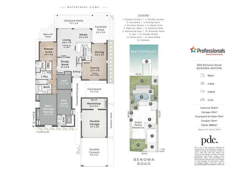 Floorplan of Homely house listing, 388 Benowa Road, Benowa Waters QLD 4217