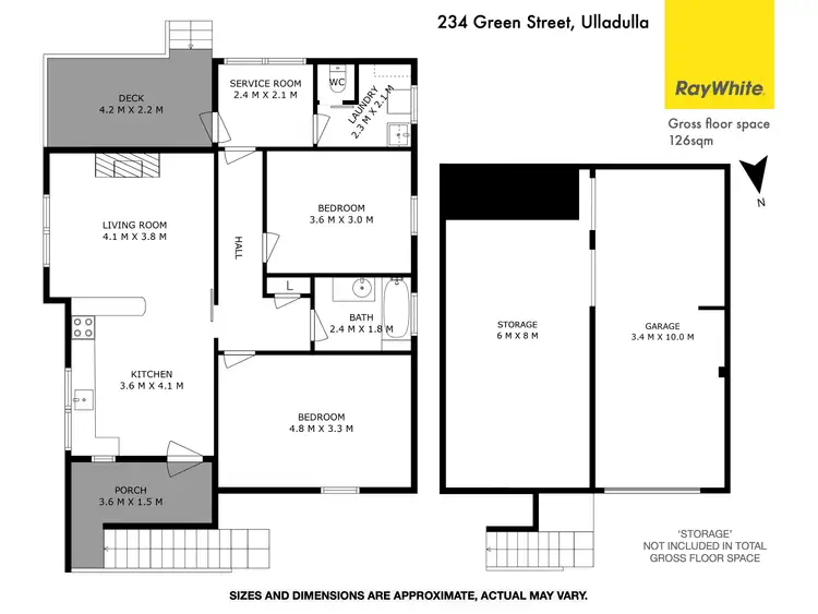 Floorplan of Homely house listing, 234 Green Street, Ulladulla NSW 2539