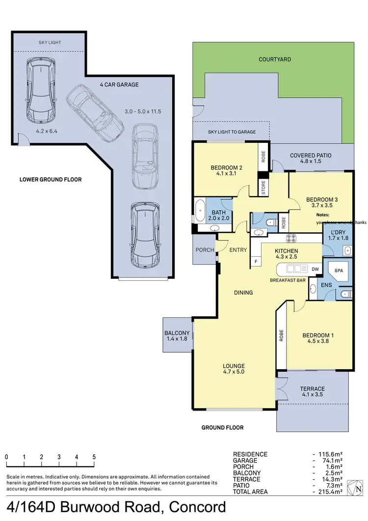 Floorplan of Homely apartment listing, 4/164D Burwood Road, Concord NSW 2137