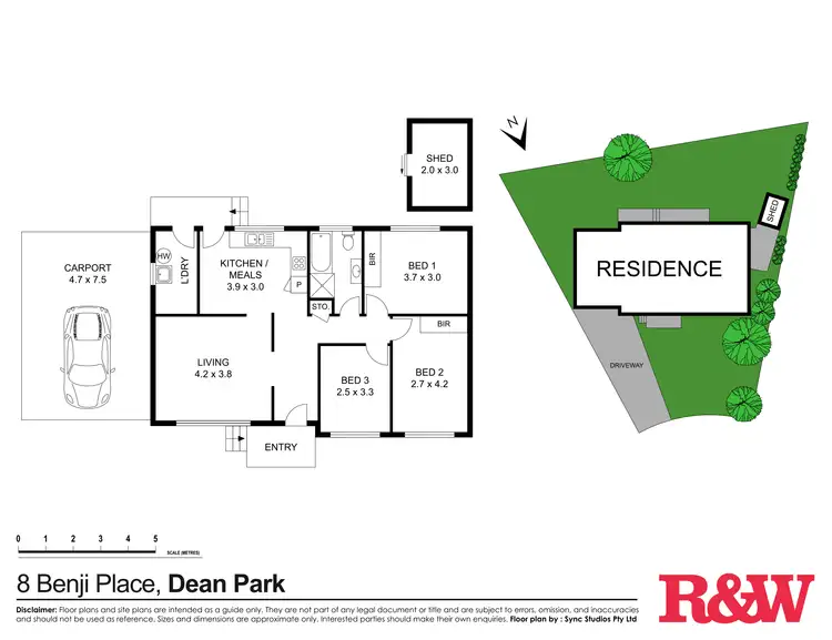 Floorplan of Homely house listing, 8 Benji Place, Dean Park NSW 2761