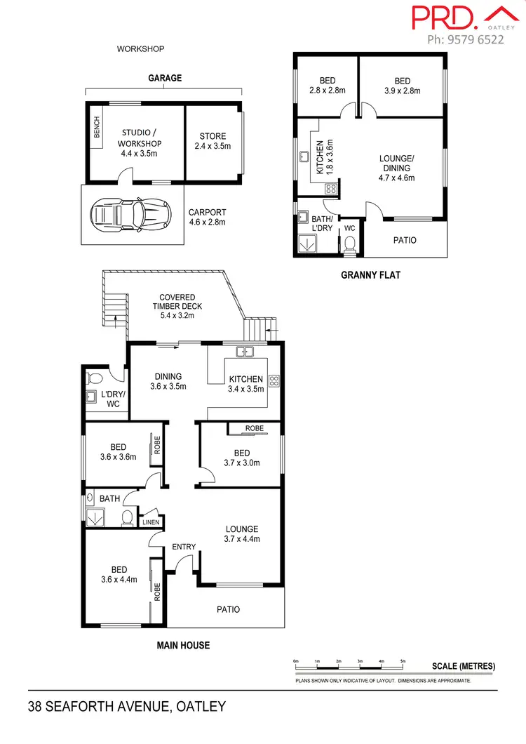 Floorplan of Homely house listing, 38 Seaforth Avenue, Oatley NSW 2223