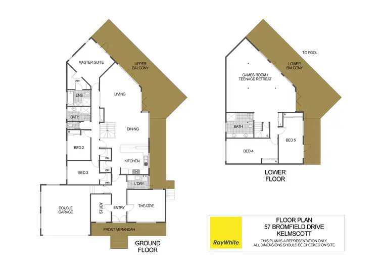 Floorplan of Homely house listing, 57 Bromfield Drive, Kelmscott WA 6111