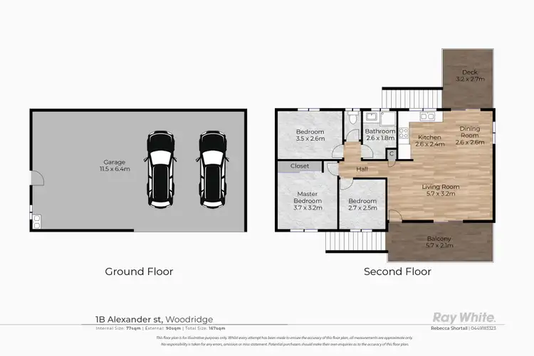 Floorplan of Homely house listing, 1B Alexander Street, Woodridge QLD 4114