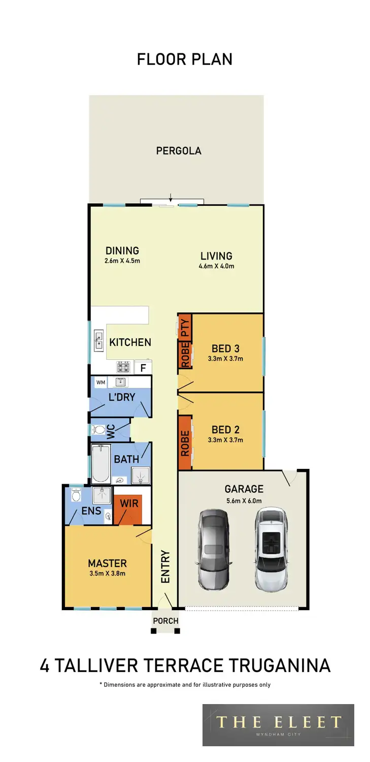 Floorplan of Homely house listing, 4 Talliver Terrace, Truganina VIC 3029