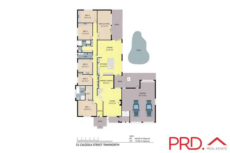 Floorplan of Homely house listing, 31 Caloola Street, Tamworth NSW 2340